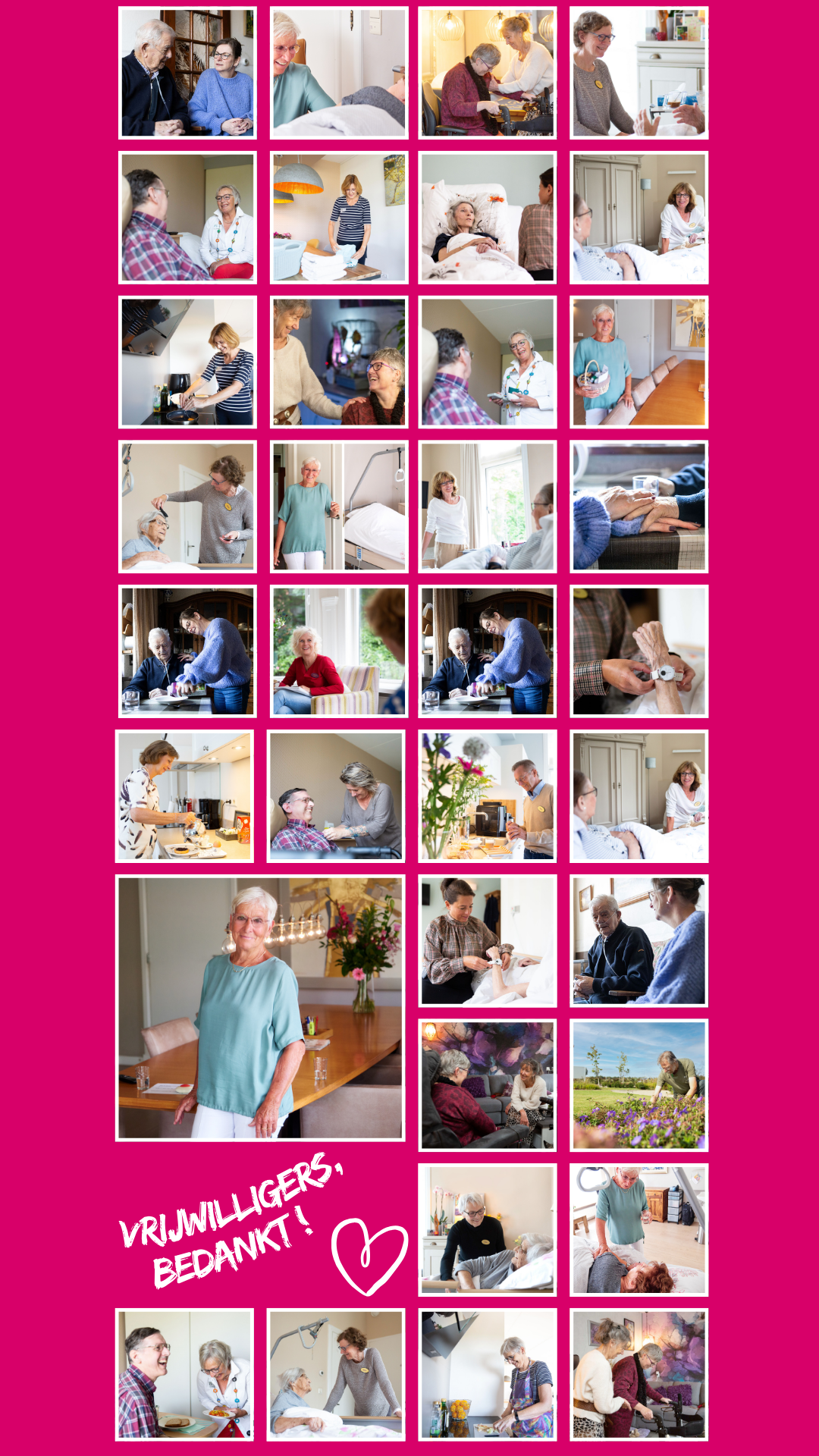 Vandaag vieren we de DAG VAN DE VRIJWILLIGER!