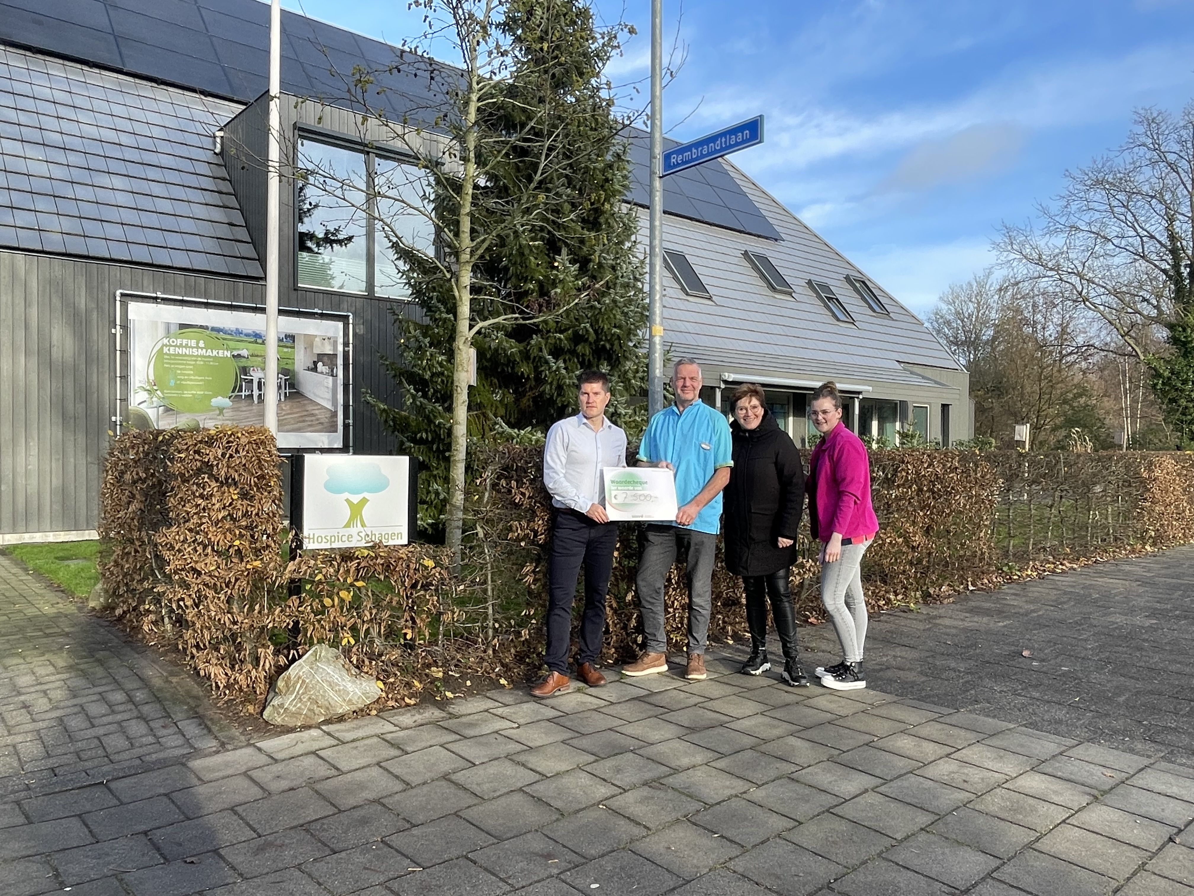 We zijn ontzettend blij met de bijdrage van €7.500 uit het Univé Ledenfonds voor Hospice Schagen. 